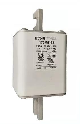 170M5138 bussmann保险丝|250A 1250V 2/110 AR CU