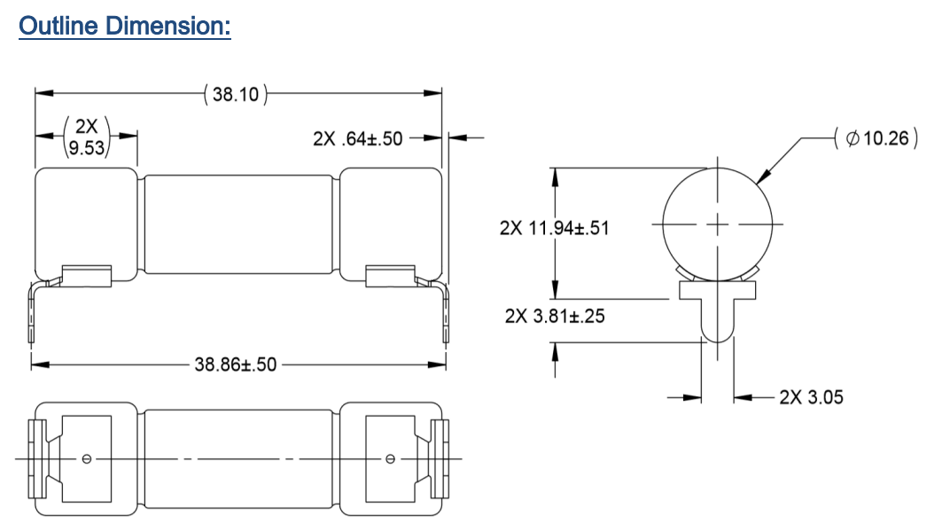 EVP10-20-1P-C Bussmann fuse dimension.png