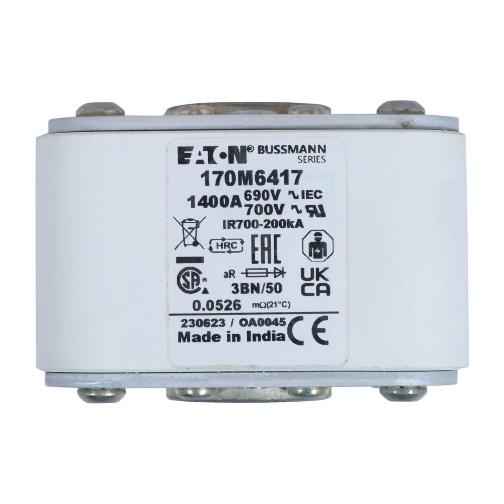 170M6417 Bussmann高速熔断器 170M6417 Bussmann高速熔断器